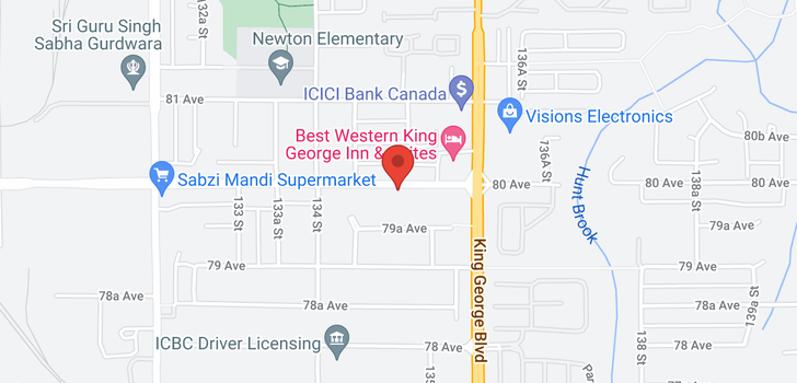 map of 13504 80TH AVENUE